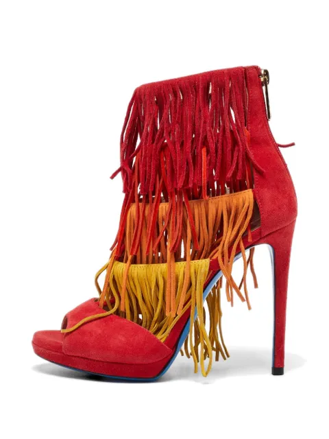 Loriblu fringe cut-out sandals