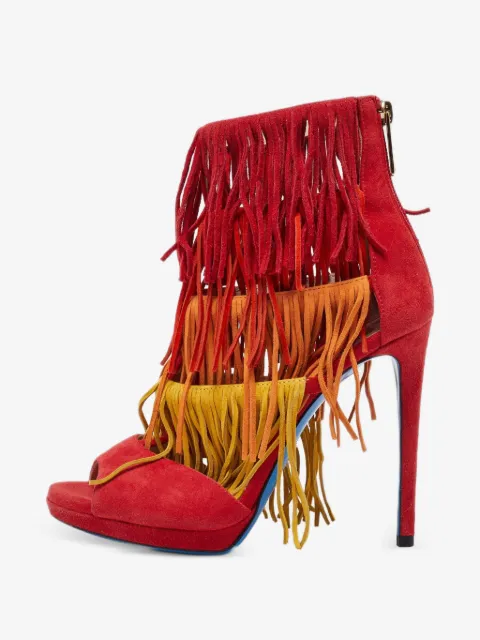 Loriblu fringe cut-out sandals