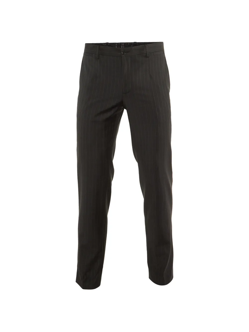 Dolce & Gabbana Pre-Owned pinstripe-pattern tailored trousers - Nero