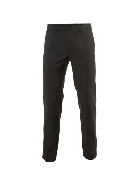 Dolce & Gabbana Pre-Owned pantalones de vestir a rayas diplomáticas