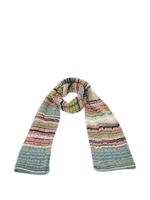 Missoni Pre-Owned bufanda de punto a rayas