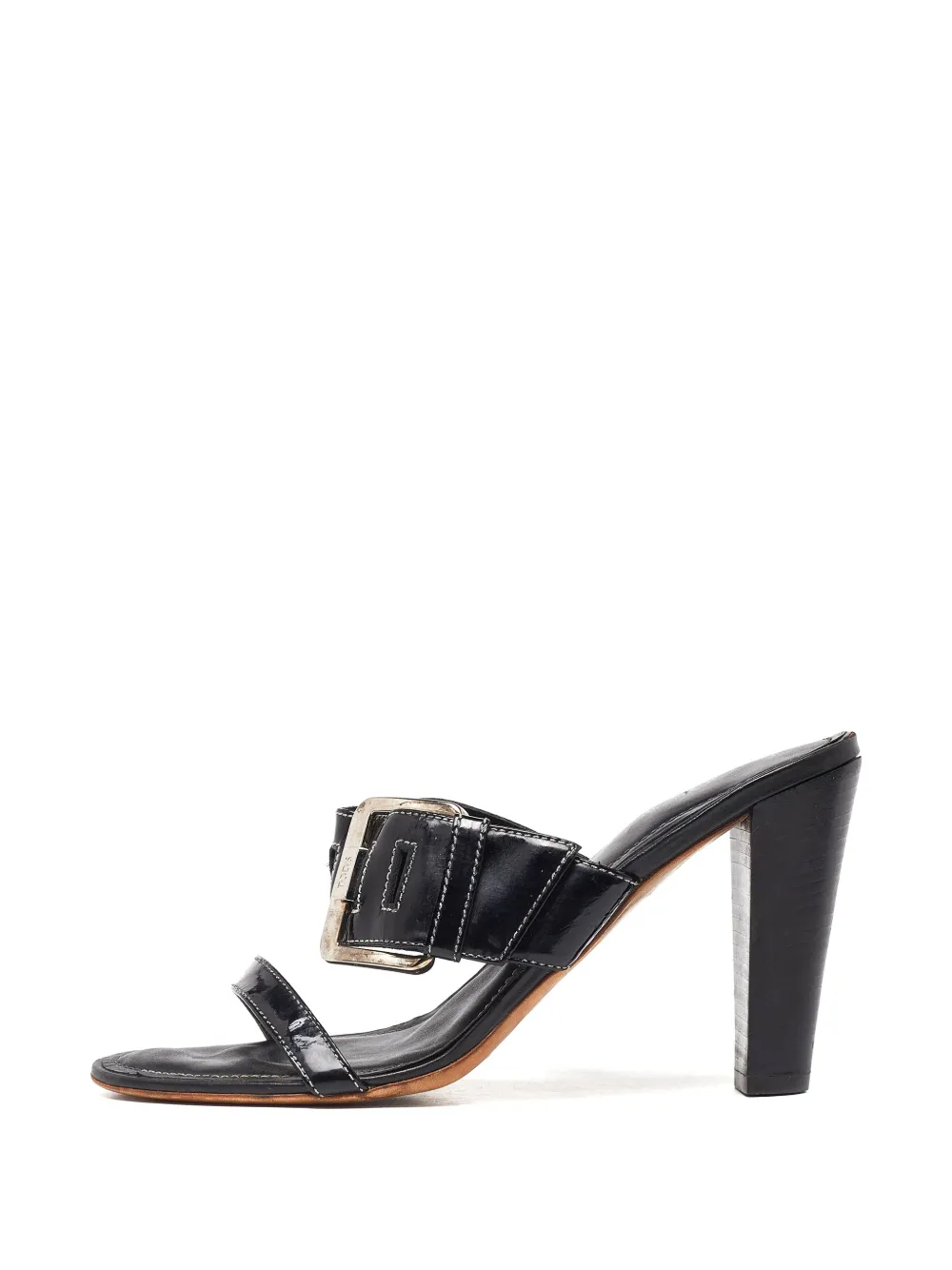 Tod's Vintage buckle-detail open-toe sandals - Schwarz