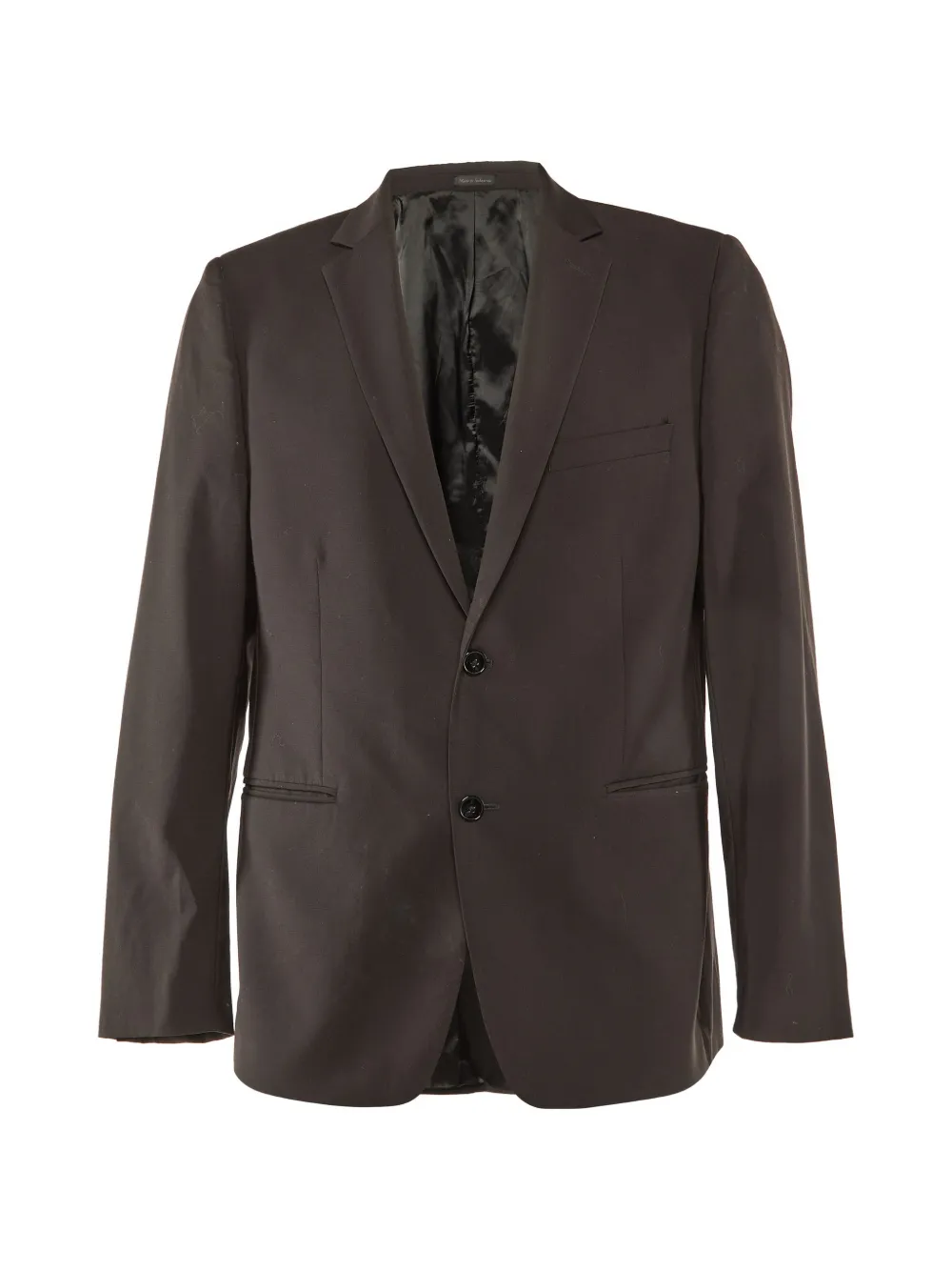 Calvin Klein notched-lapel regular-fit blazer - Brown