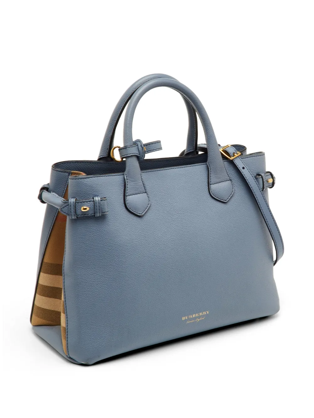 Burberry Pre-Owned Banner House Check tote bag - Blue