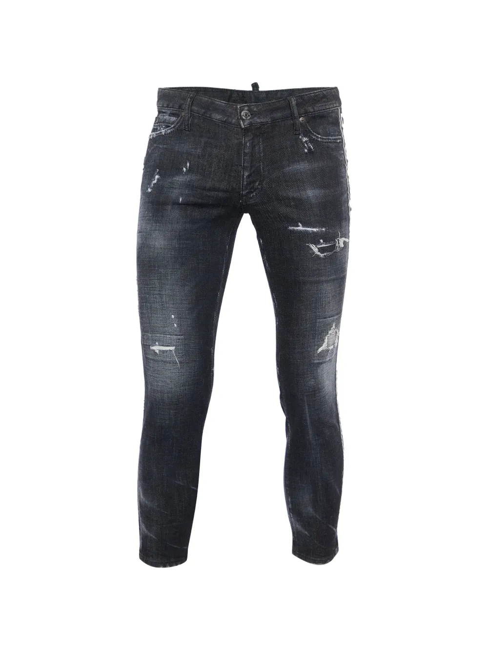 DSQUARED2 distressed skinny jeans - Nero
