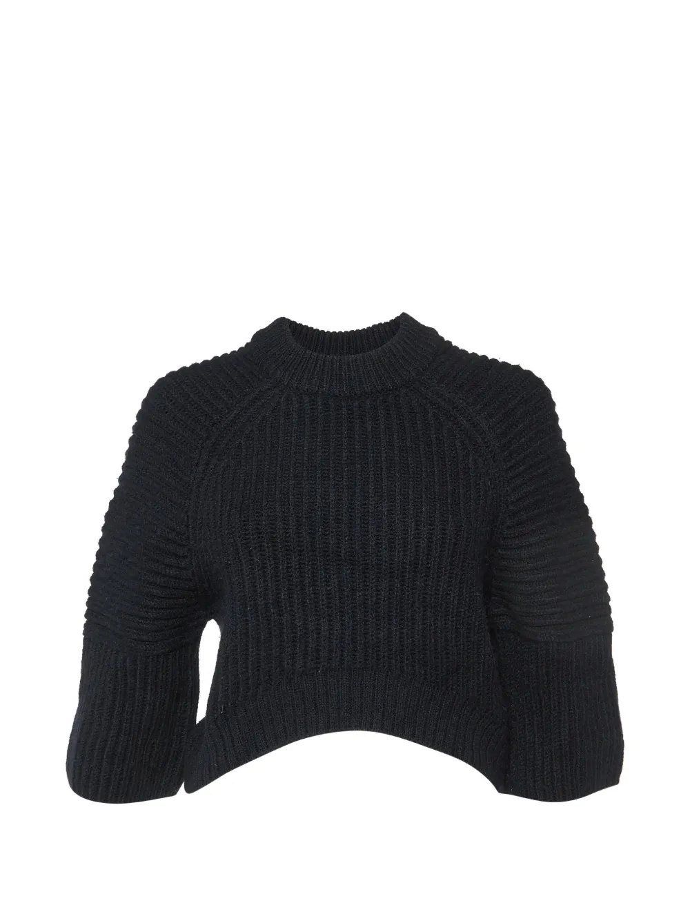 Balenciaga Pre-Owned ribbed-knit sweater - Nero