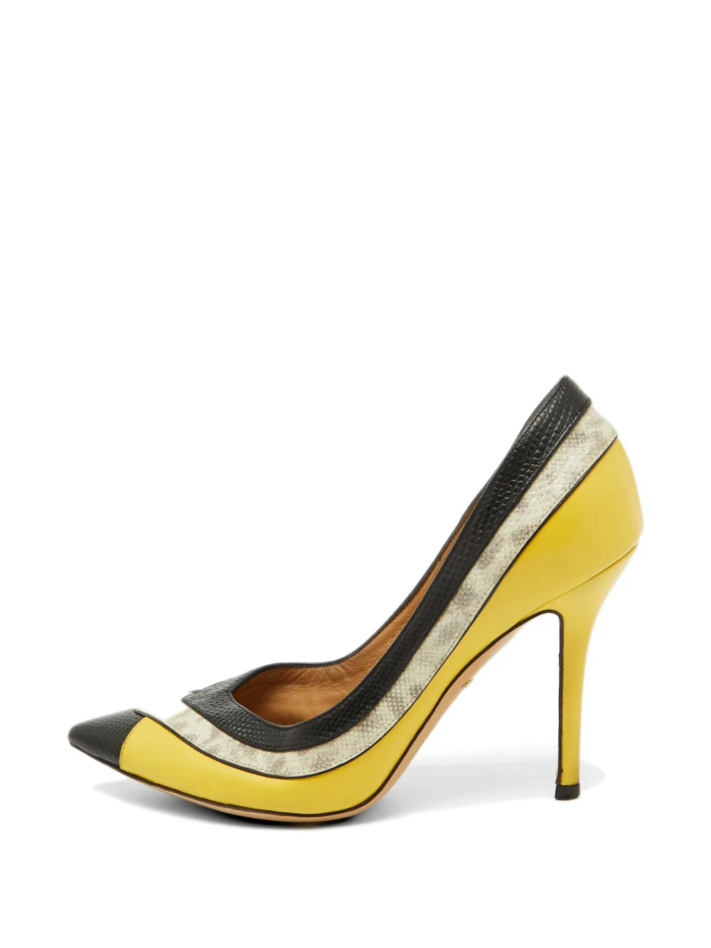 Ferragamo Pre-Owned pointed-toe pumps - Giallo