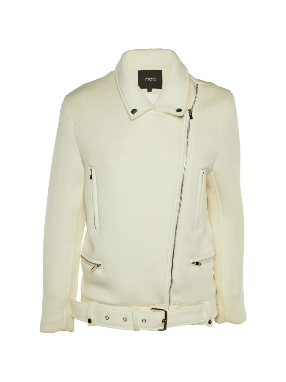Maje Maje belted biker jacket - Toni neutri