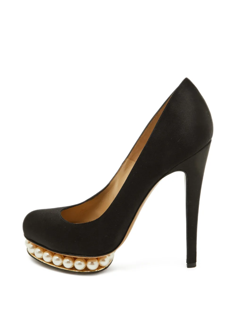 Nicholas Kirkwood Casati faux pearl pumps - Schwarz