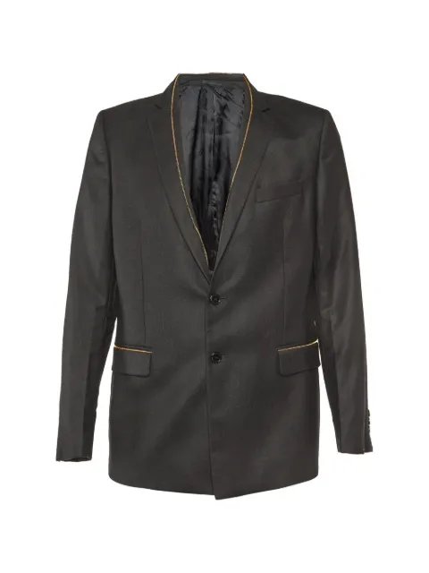Versace Pre-Owned zip-detail blazer