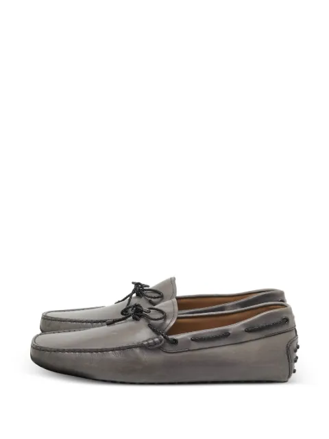Tod's Vintage slip-on leather loafers