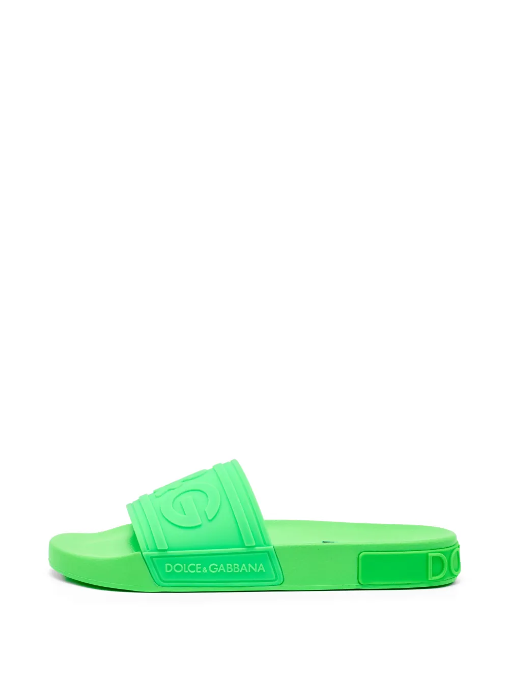 Dolce & Gabbana Pre-Owned logo-detail slides - Verde