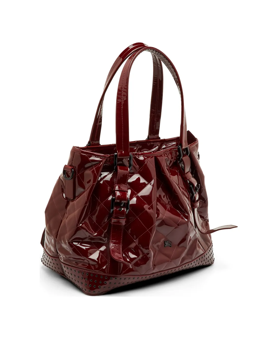 Burberry Pre-Owned Lowry quilted tote bag - Red