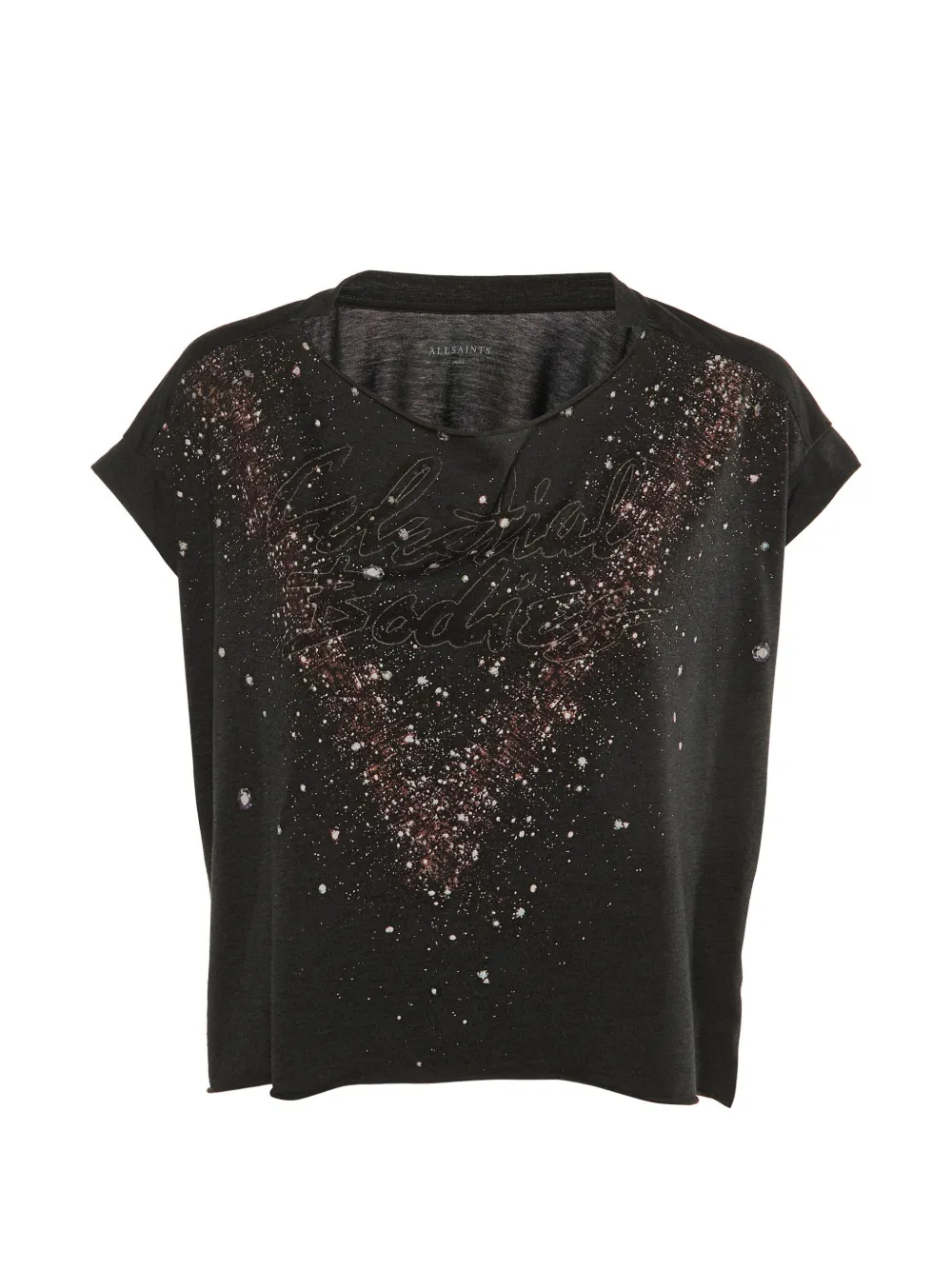 AllSaints Celestial Pina T-shirt - Nero