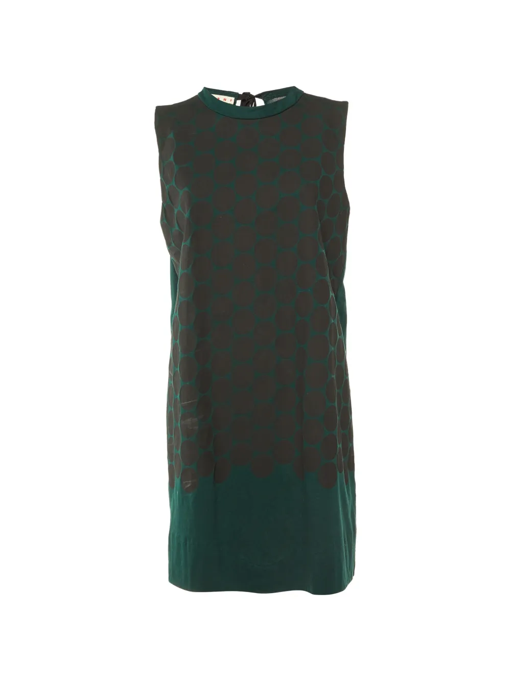 Marni Pre-Owned polka-dot shift dress - Verde