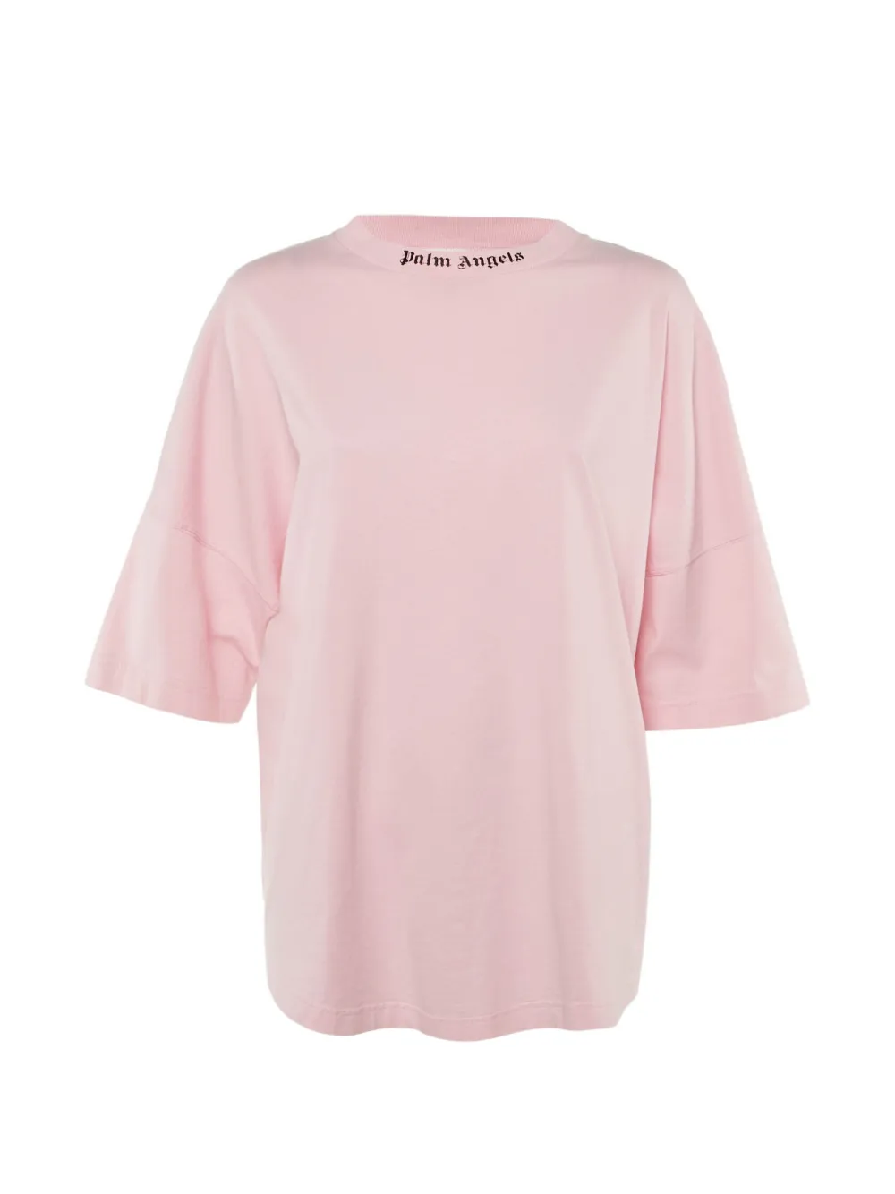 Palm Angels logo-print oversized T-shirt - Rosa