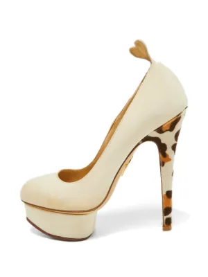 Charlotte Olympia レオパード サンダル 150mm | ニュートラル