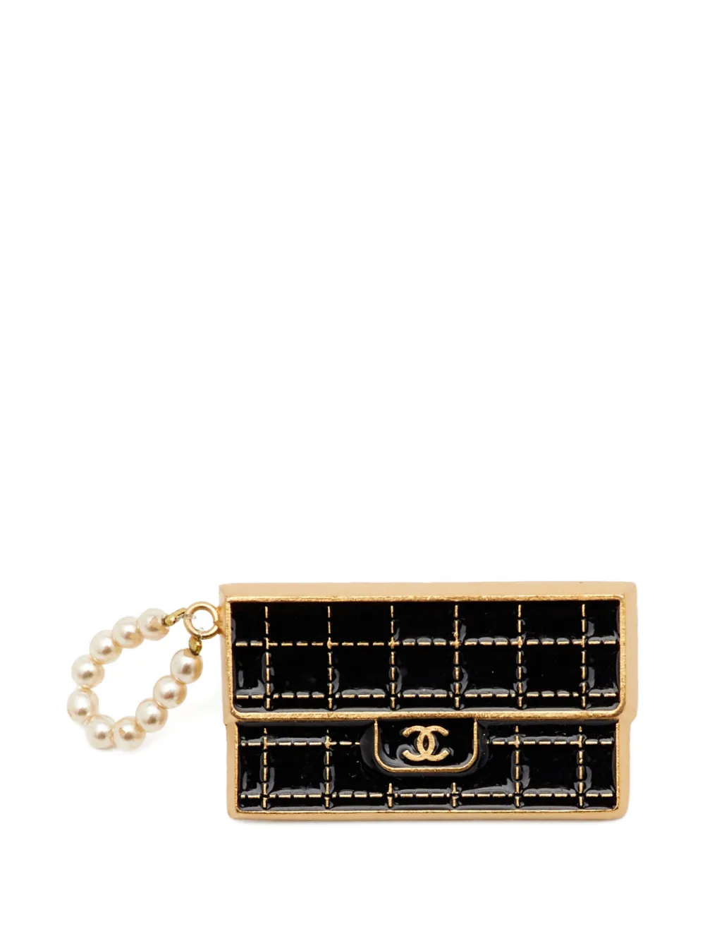 CHANEL Pre-Owned CC bag brooch - Oro