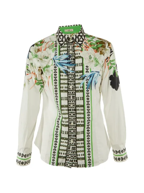 Etro Pre-Owned floral-print long-sleeve shirt