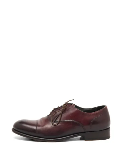 Lanvin Pre-Owned lace-up leather Oxfords