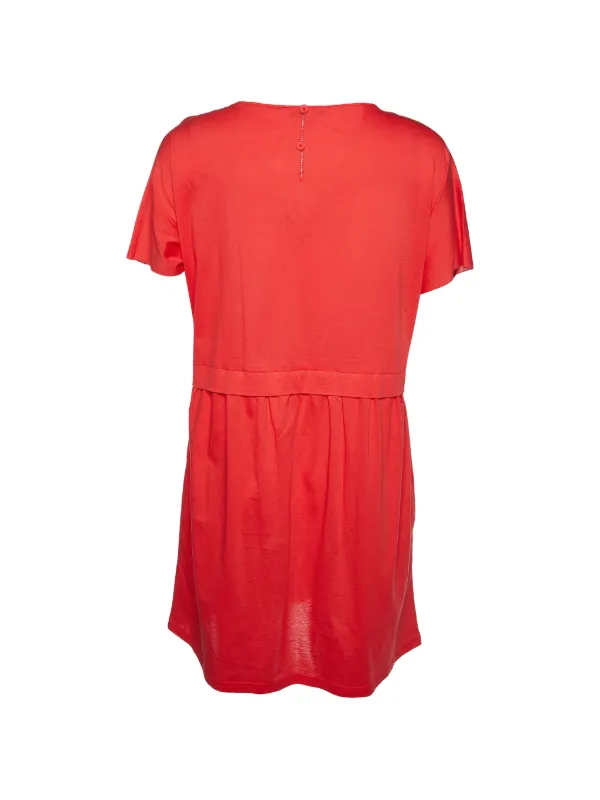 chloe knitted dress See By Chloé cotton-knit | Red Hovara