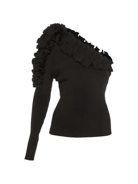 ZIMMERMANN ruffle-detail one-shoulder top