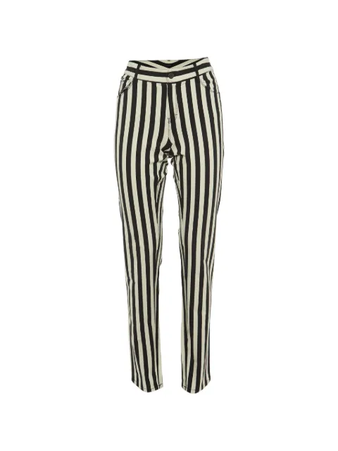 JOSEPH Erevan striped skinny trousers