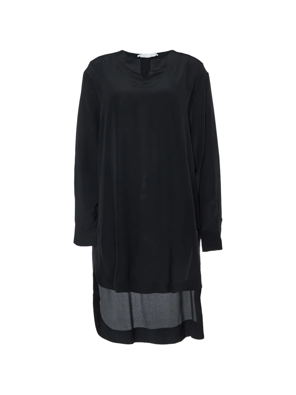 Chloé Pre-Owned loose-fit mini dress - Nero