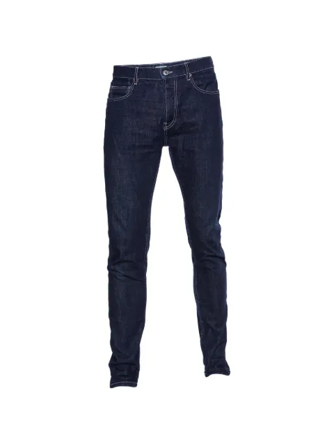 Kenzo Pre-Owned logo patch jeans