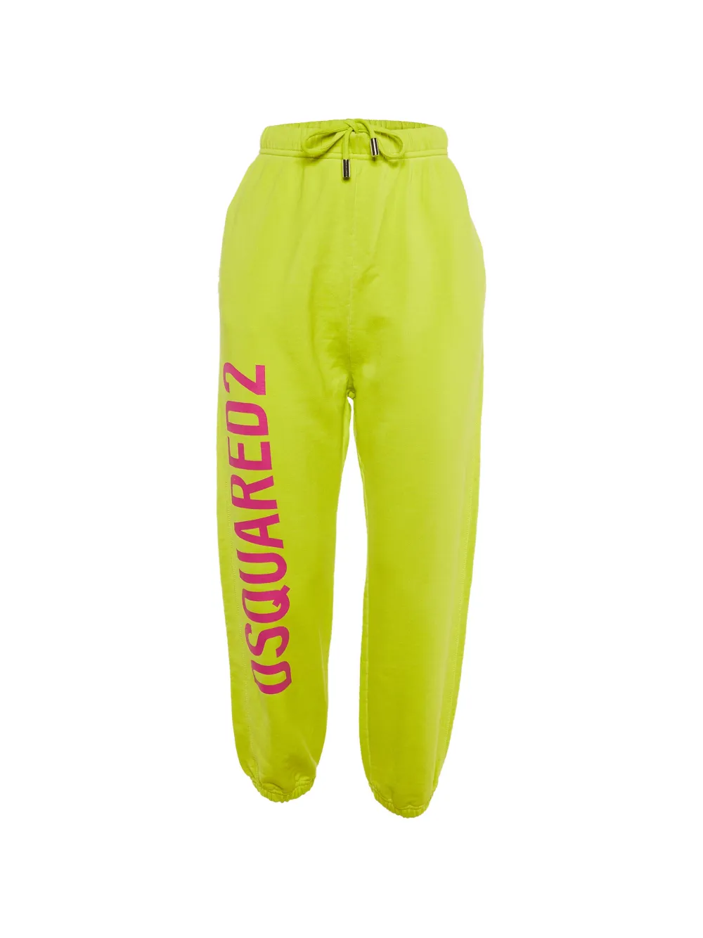 DSQUARED2 logo-print drawstring track pants - Green