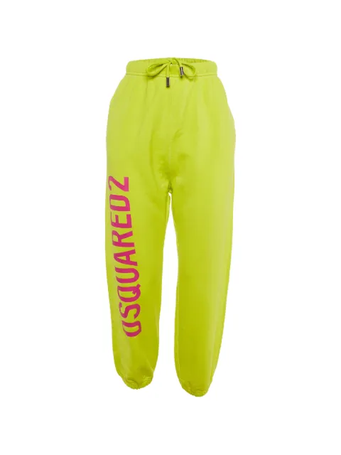 DSQUARED2 logo-print drawstring track pants