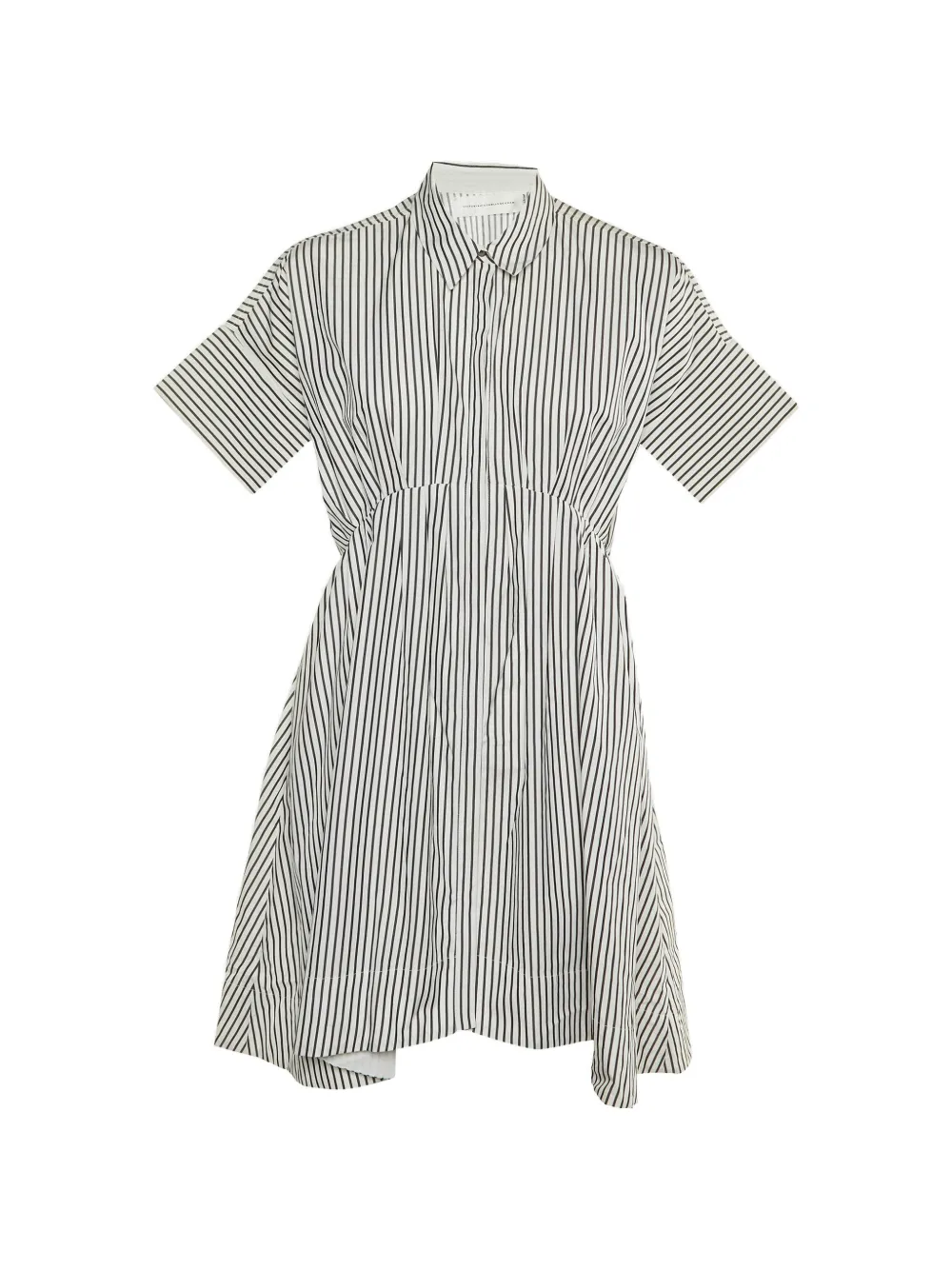 Victoria Beckham short-sleeve shirt midi dress - Bianco