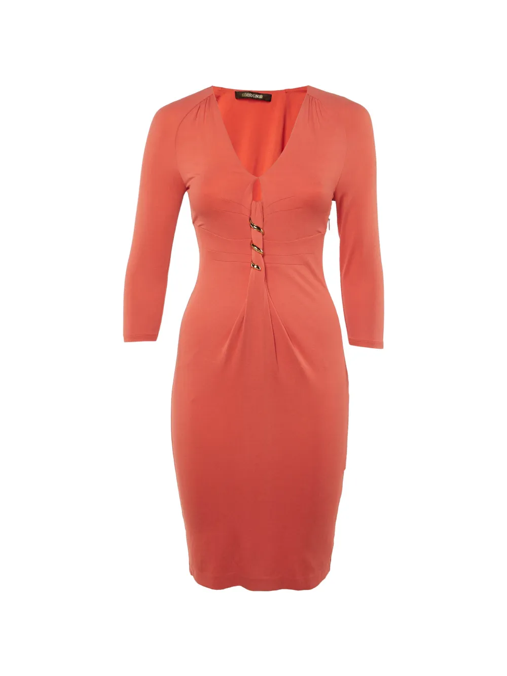 Roberto Cavalli Vintage robe courte à détails de découpes - Rose