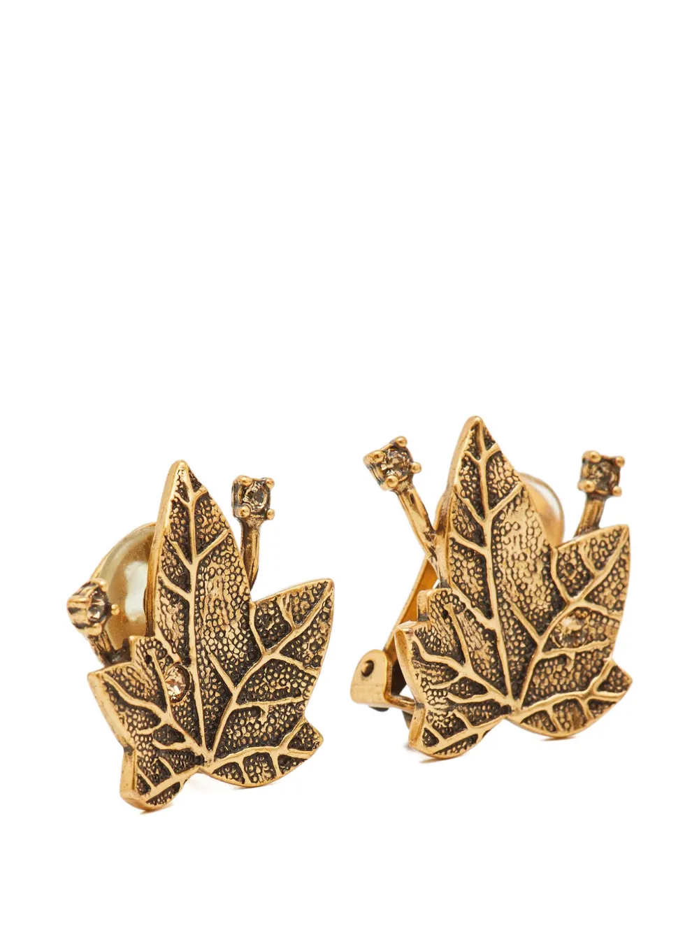 Oscar de la Renta Pre-Owned Orecchini a clip - Oro