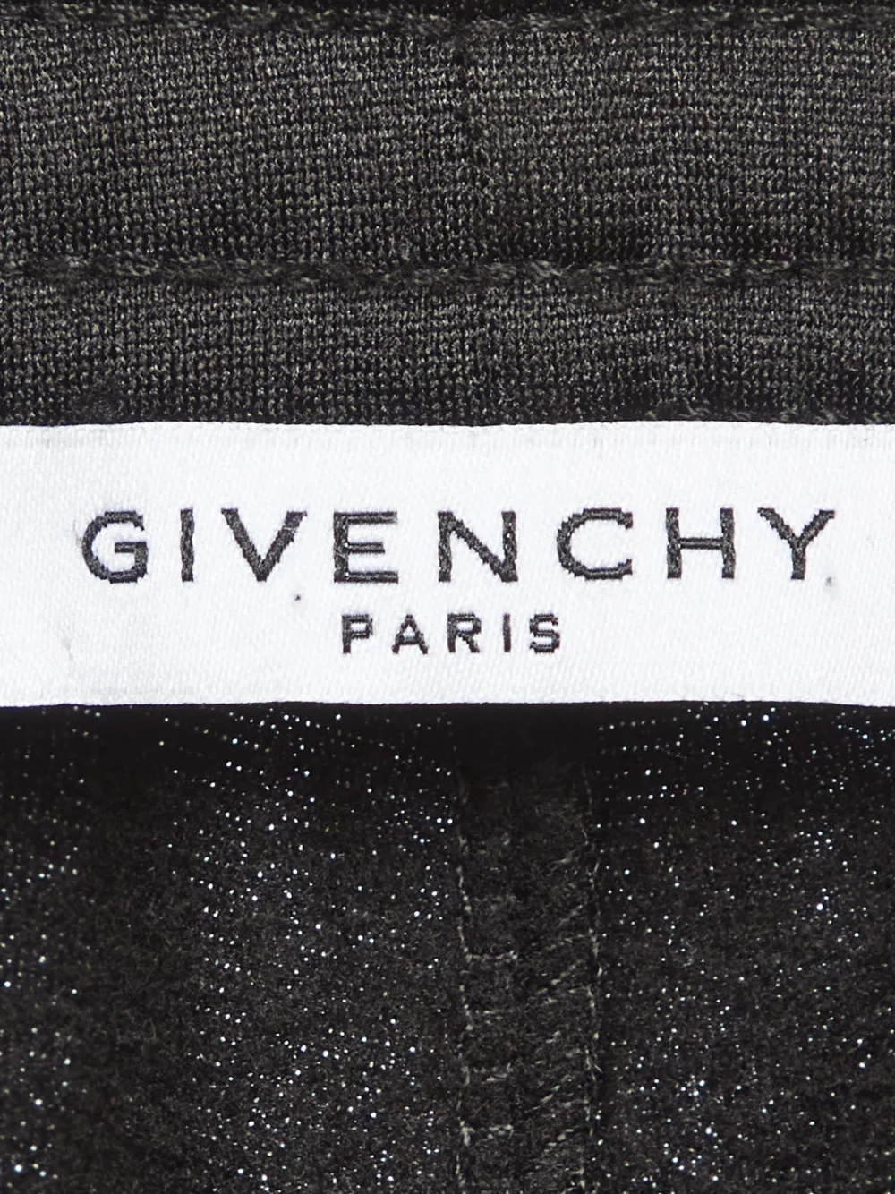 Givenchy Pre-Owned Givenchy jersey trainingsbroek met logoband Zwart