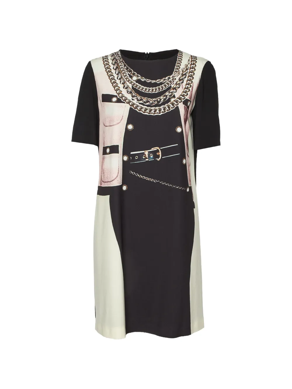 Moschino Cheap & Chic printed T-shirt mini dress - Nero