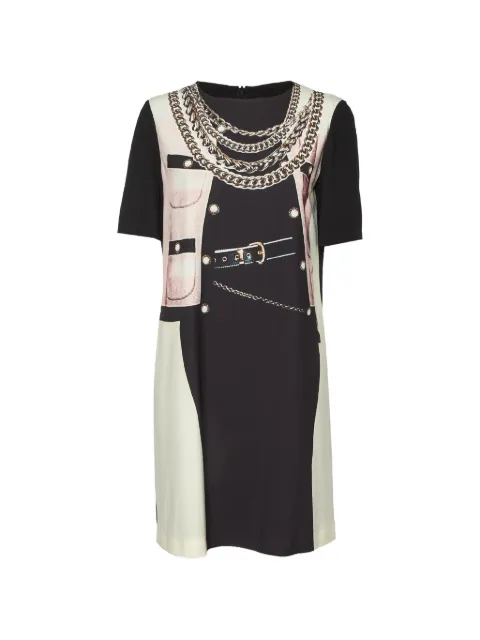 Moschino Cheap & Chic vestido corto con playera estampada