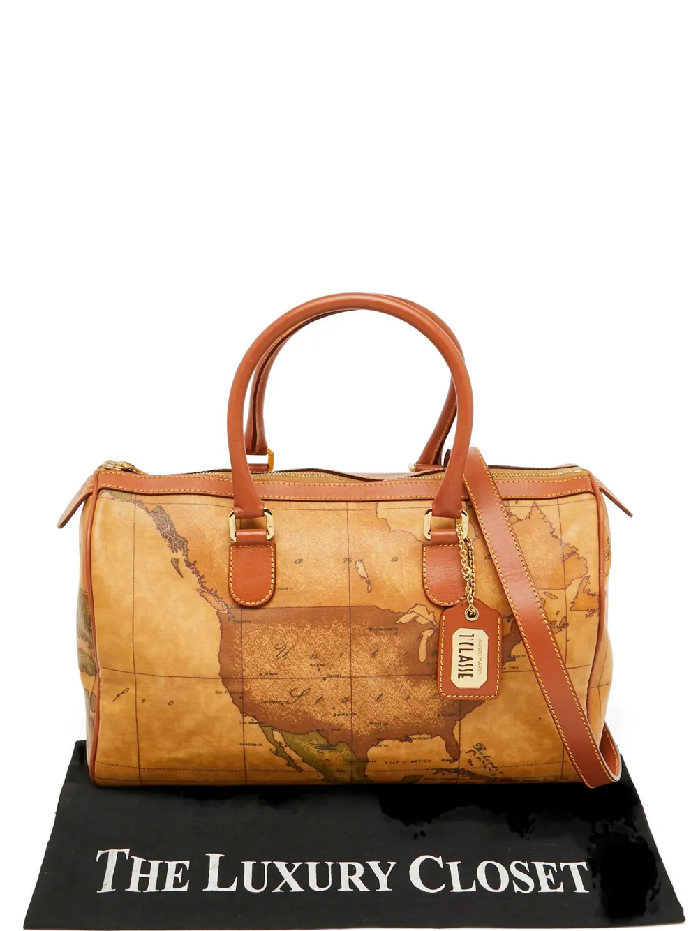 ALVIERO MARTINI 1° CLASSE Geo Classic Boston bag - Marrone