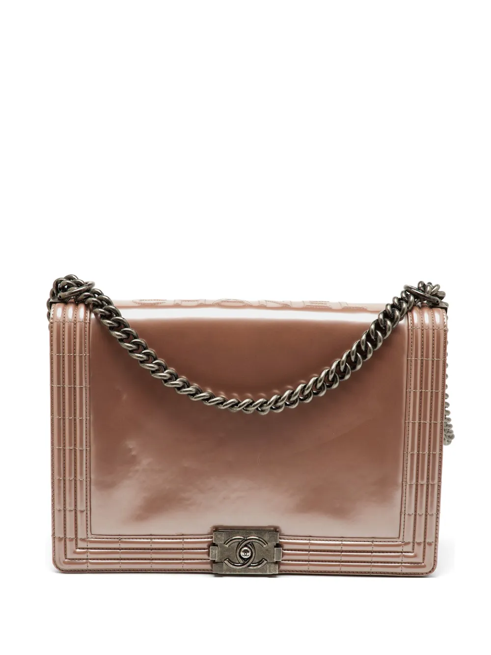 CHANEL Pre-Owned 2012 medium Reverso Boy shoulder bag - Rosa