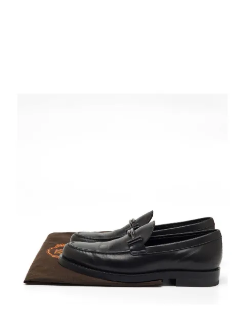 Tod's Vintage Double T slip on loafers