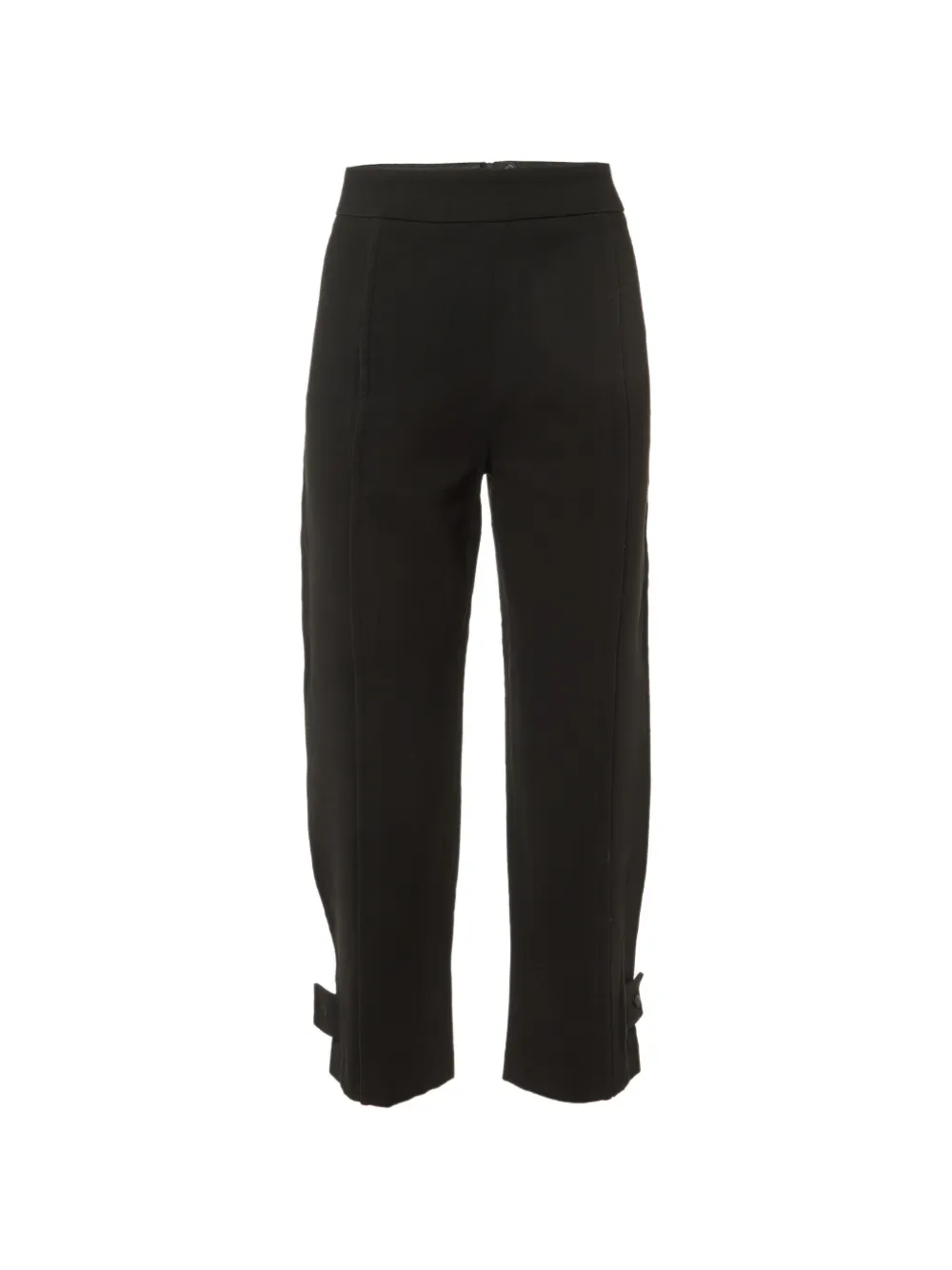 Emporio Armani Pre-Owned crepe-texture tailored trousers - Nero