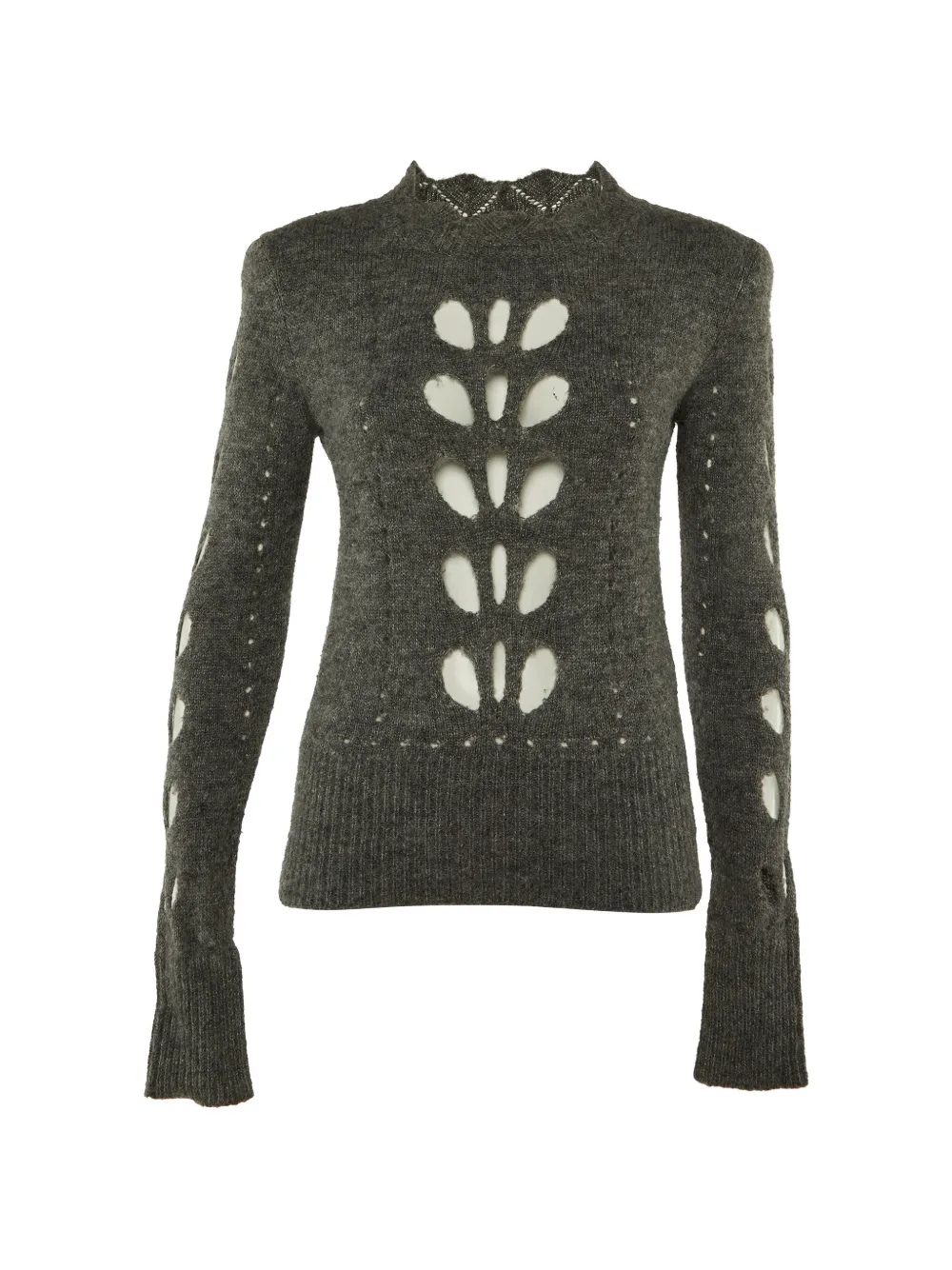 Isabel Marant Vintage pull à détails de découpes - Gris Isabel Marant Vintage pull à détails de découpes - Gris