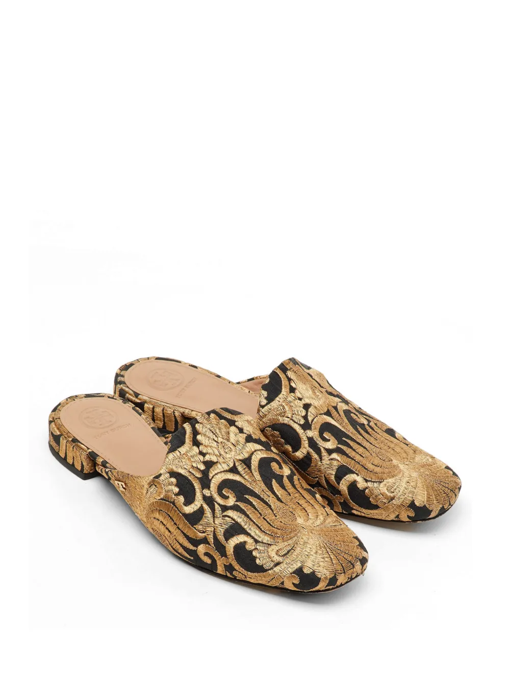 Tory Burch mules con suola piatta - Nero