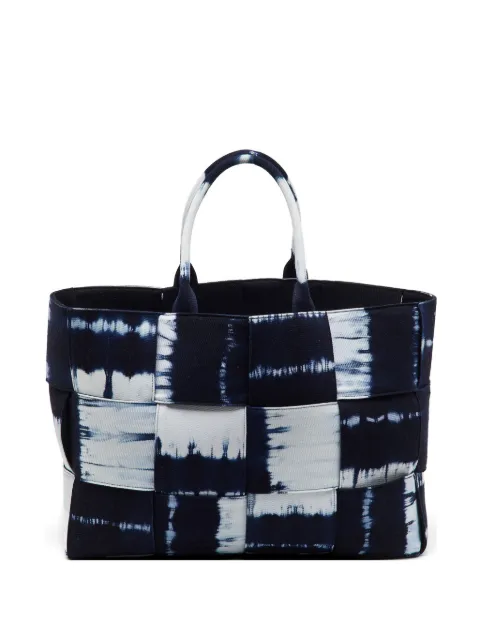 Bottega Veneta Pre-Owned 아르코 인트레치아토 라지 토트 백