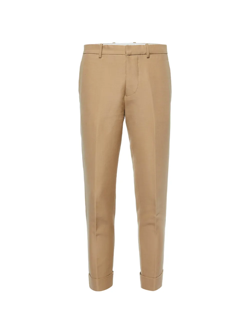 Marni Pre-Owned tailored turn-up trousers - Toni neutri