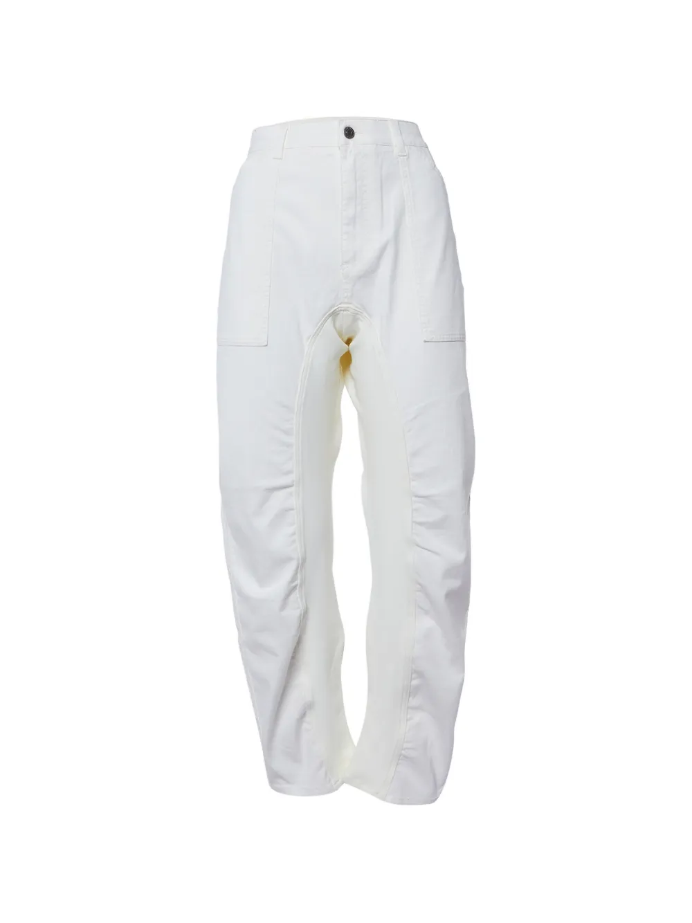 Stella McCartney Pre-Owned tapered-leg jeans - Bianco