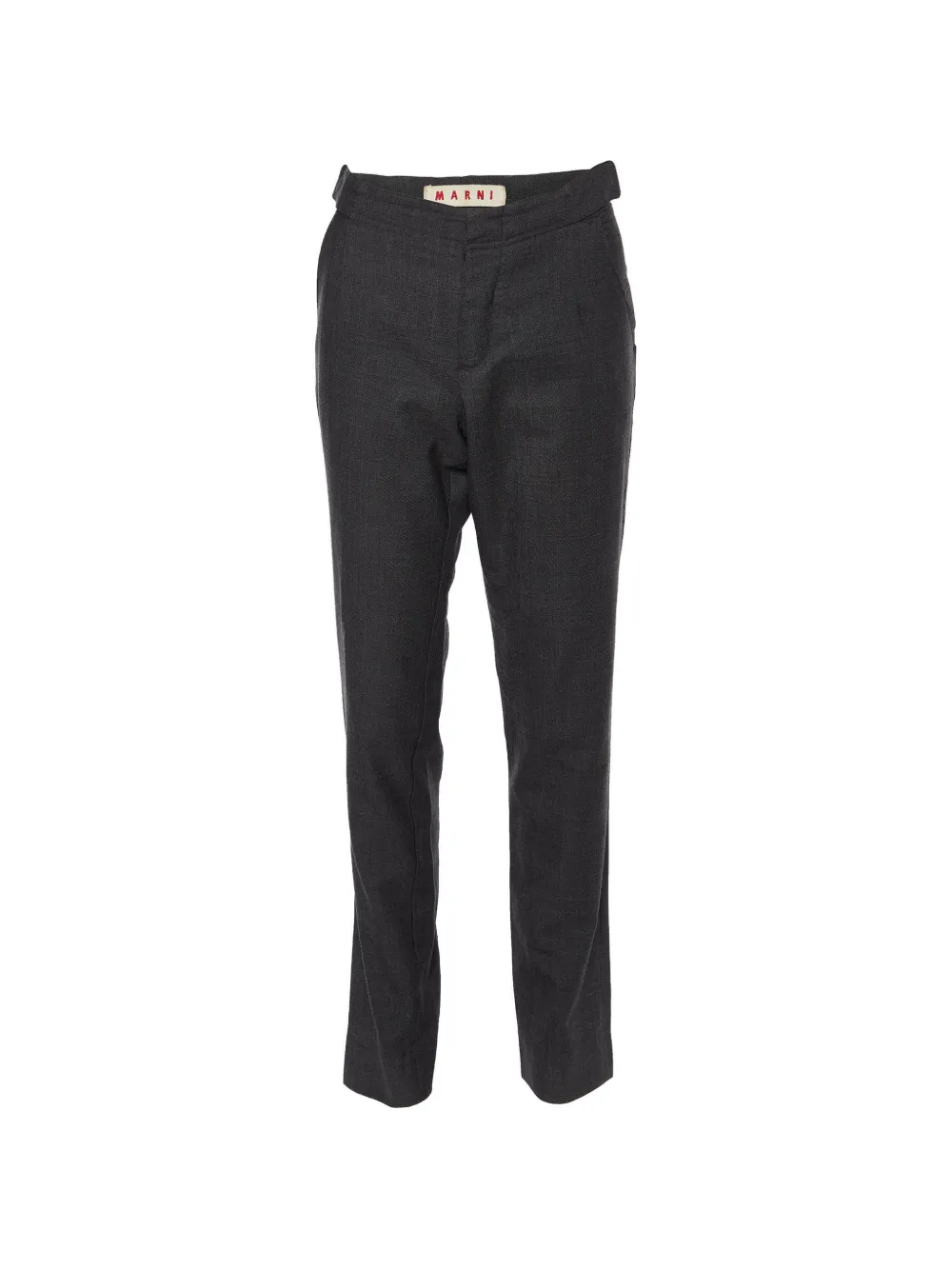 Marni Pre-Owned tapered-leg trousers - Grigio