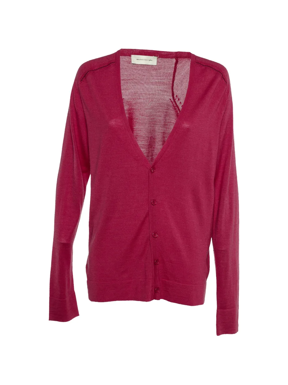 Balenciaga Pre-Owned V-neck button-front cardigan - Rosa