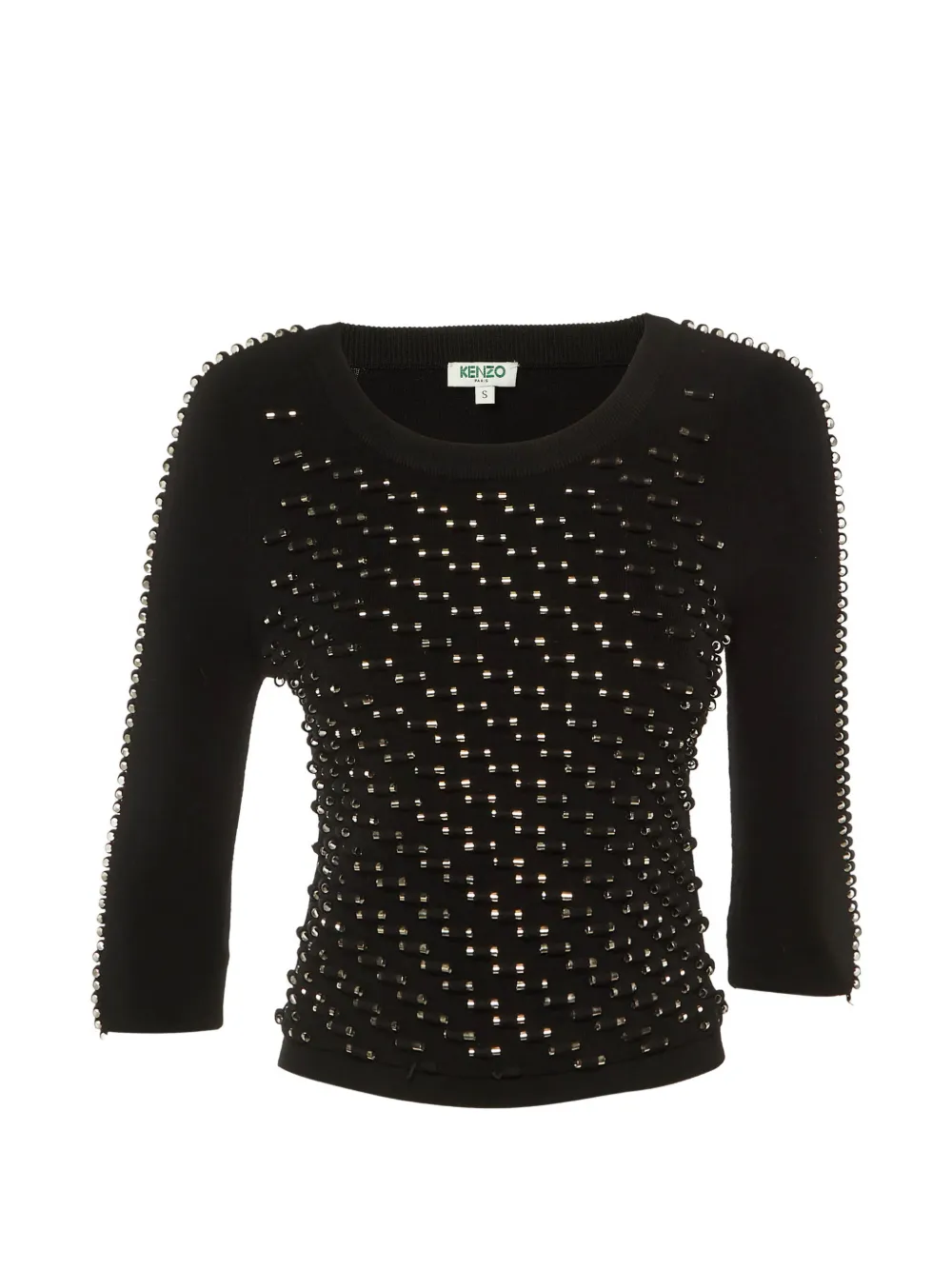 Kenzo Pre-Owned Top con borchie - Nero