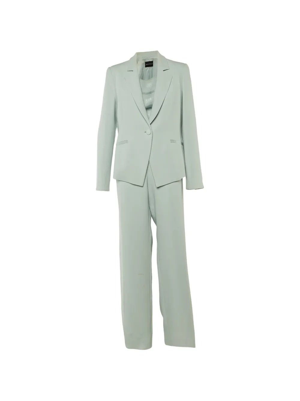 Emporio Armani Pre-Owned crepe suit - Verde